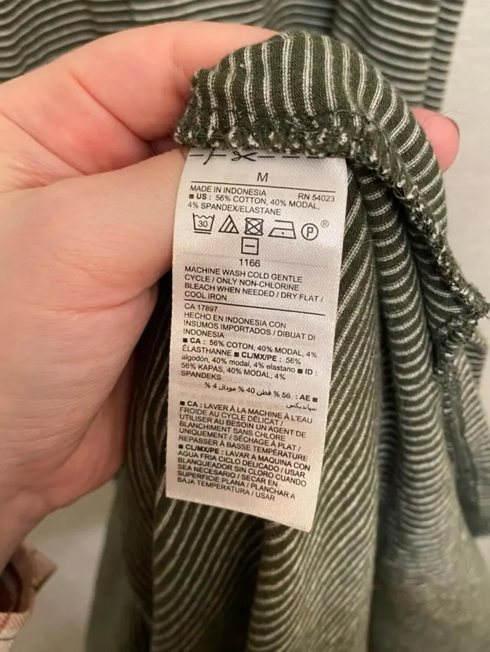 Old Navy Striped Green Midi Dress